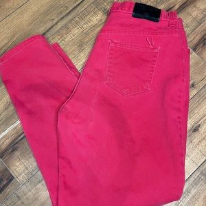 Red vintage faded glory jeans